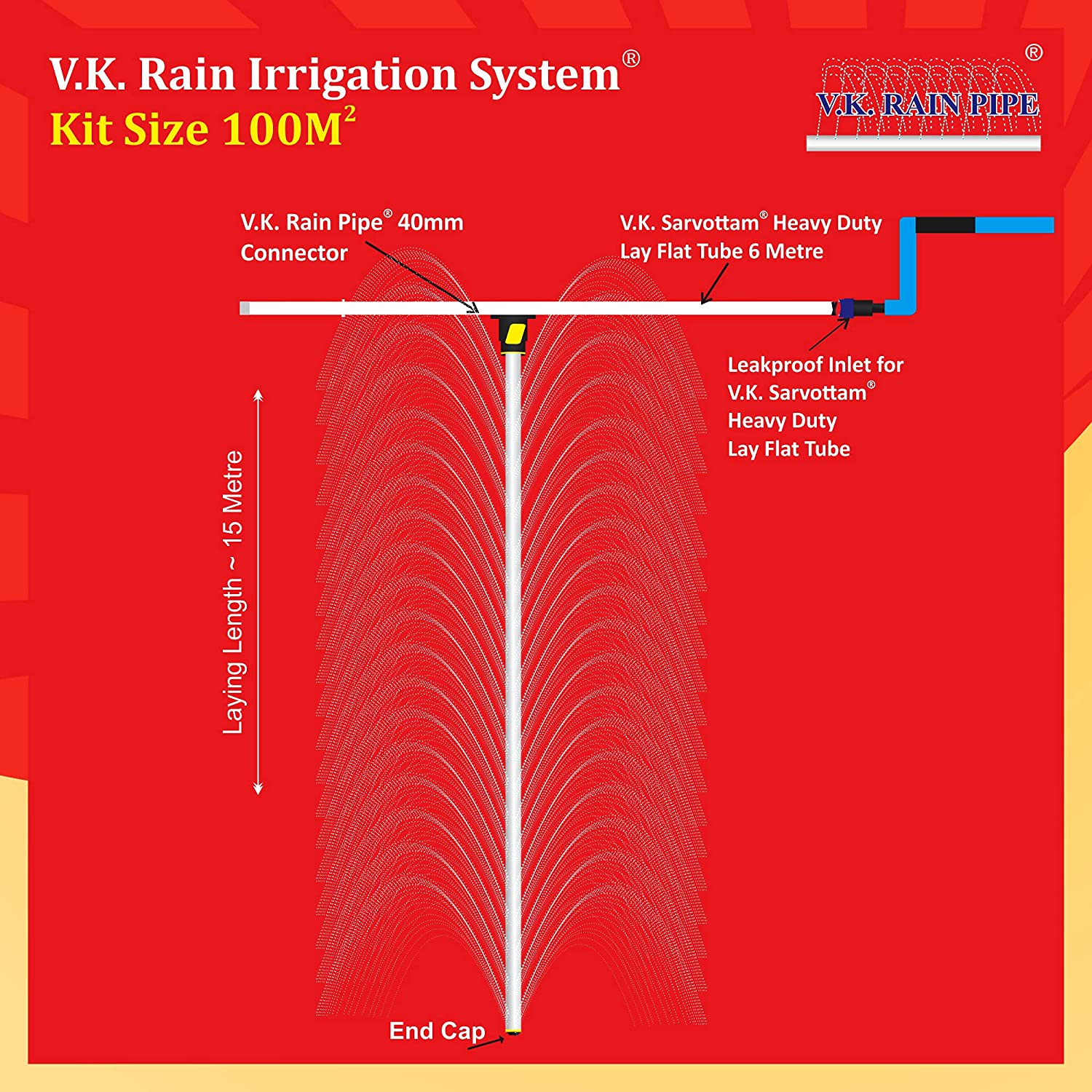V.K. Rain Pipe Irrigation System